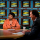 Gwen Ifill with Tim Russert on the set of 'Meet The Press' in February.